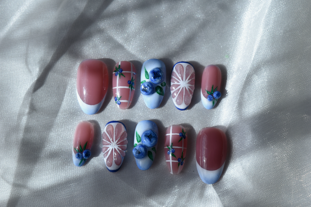 3D blueberry design